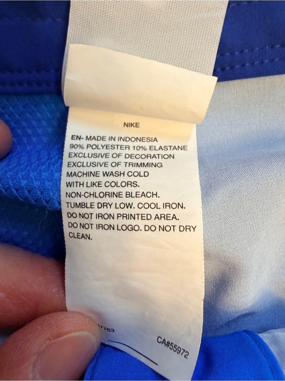 Nike Swim Size 30 Fadeaway Poole 9â Board Shorts Blue No Liner Drawstring Logo - Picture 7 of 13
